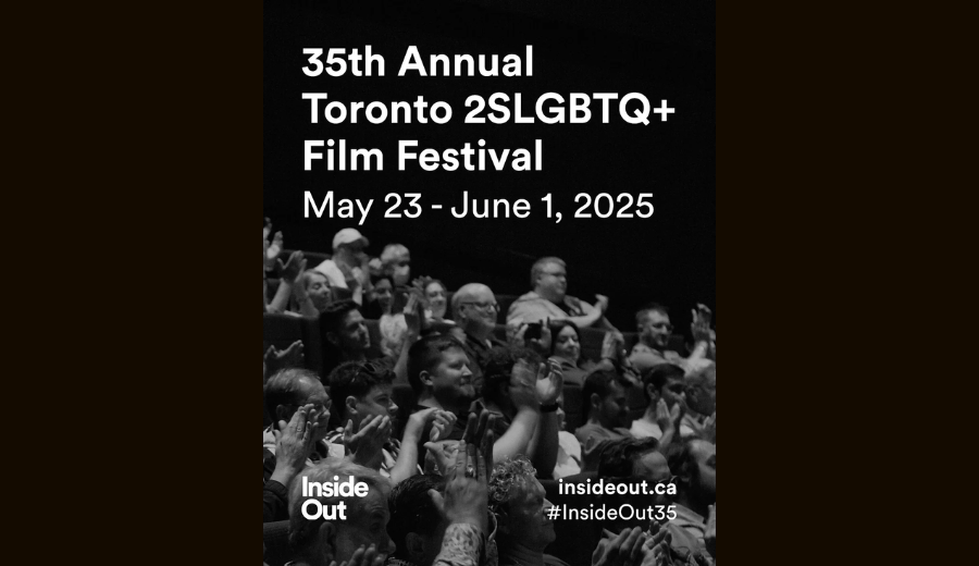 Audience at a Toronto spring festival enjoying a film screening during the Inside Out Toronto LGBTQ+ Film Festival in spring 2025.
