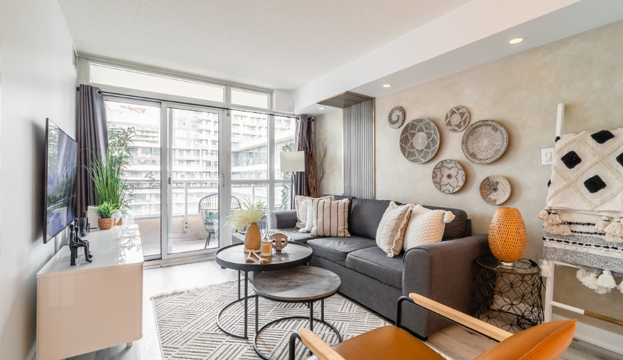 Modern suite at RivetStays – The Parade, a top accommodation for Doors Open Toronto 2025 visitors