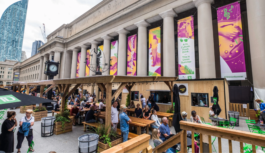 “TD Union Summer free festival in Toronto at Union Station”