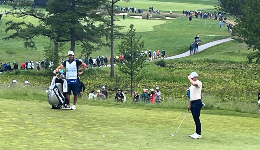 PGA golfers in action at RBC Canadian Open during June events in Canada.