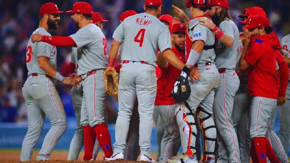 Phillies Clinch NL East Title After Thrilling Win Over Dodgers